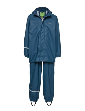 Basic Rainwear Set -Solid Pu Blue CeLaVi