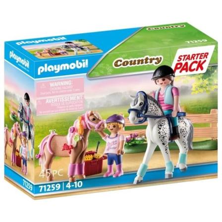 PLAYMOBIL - 71259 - Maa - Aloituspaketti - Ratsastajat ja hevoset Flerfärgad