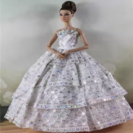 Docka Bröllopsklänning Docka Kjol 10 10