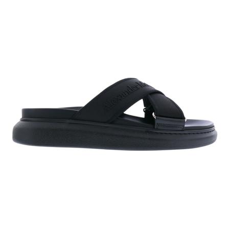Alexander McQueen, Oversized Hybrid Sliders Czarny, Mężczyzna, Rozmiar: 40 EU