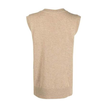 Cormio - Stickade Tröjor & Koftor - Beige - Dam - Storlek: S, Dam, Storlek: S