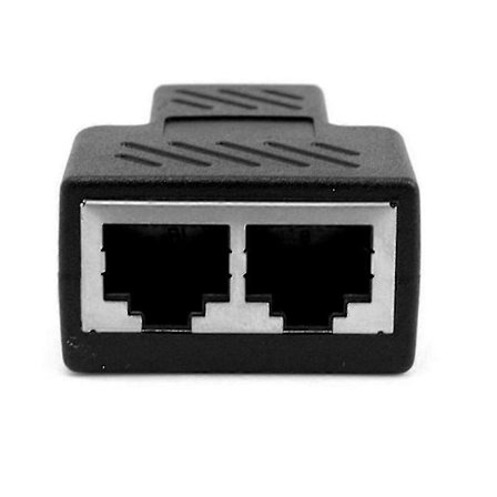 Praktisk Rj45 Splitter Adapter Port Cat5/6 Lan Ethernet-kabel