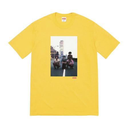 Supreme T-Shirts gul, Herr, Herr, Storlek: M