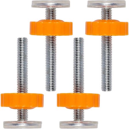 Trappegrind Reservedeler Veggfester - 4 Pakke M10 Trykk Babygrinder Gjenget Spindelstenger Gå Gjennom Grinder Tilbehør SXQ