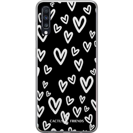 Yhteensopiva Puhelinkuori Samsung Samsung Galaxy A70 Cactus and Friends - Handdrawn Love Chaos