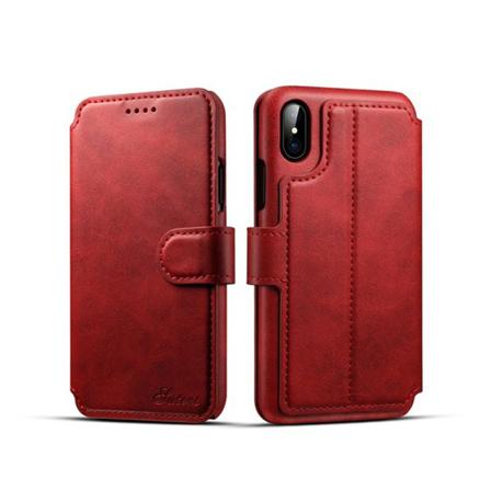 Elegant Plånboksfodral (Class-S) för iPhone X/XS Röd