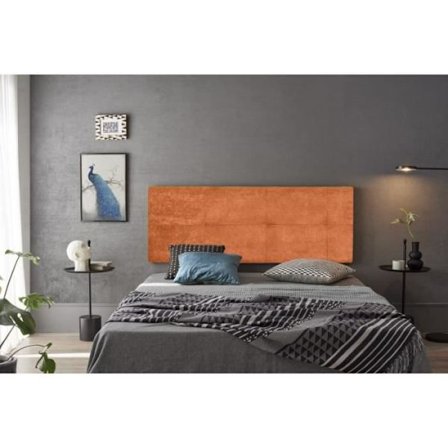 Hovedgærde - ECCOX - Cala - Orange stof - HR skum polstring - 145 cm