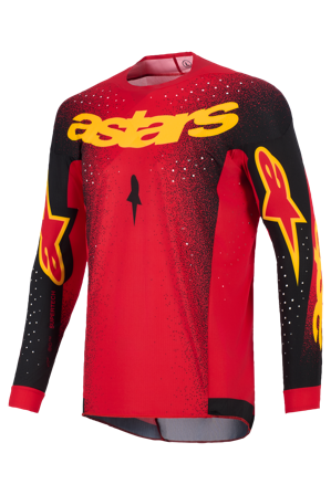 Maglia Cross Alpinestars Supertech Scenz Rosso/Nero/Giallo L