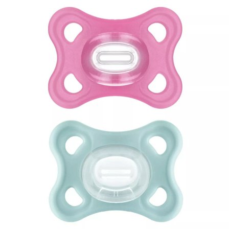 Mam Comfort Succhietto In Silicone Femmina 2 Pezzi 2-6Mesi