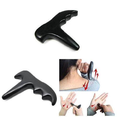 Kroppsmassagesten Natursten Nål Fot Shoulder Back Massager Tool