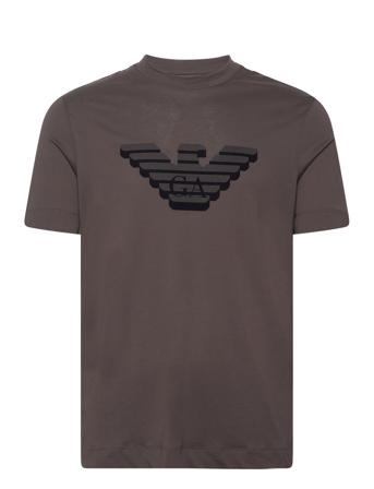 T-Shirt T-shirts Short-sleeved Brun Emporio Armani*Betinget Tilbud