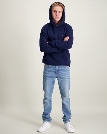 Polo Ralph Lauren Fleece Hoodie Blå Hoodies/Hættetrøjer Dreng - Kids Brand Store