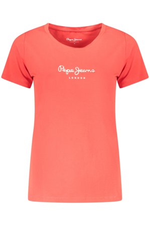 Pepe Jeans T-shirt Maniche Corte Donna Rosso