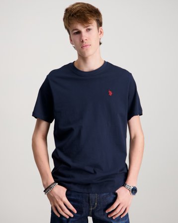 U.S. Polo Assn. DHM Tshirt Blauw T-shirts Jongens - Kids Brand Store