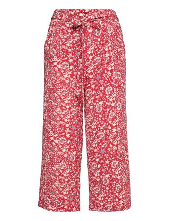 Onlnova Lux Crop Palazzo Pant Aop Wvn 7 Pink ONLY