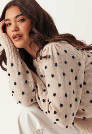 VILA-Vidottie L/S O-NECK KNIT TOP O-L