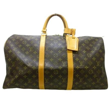 Louis Vuitton Vintage Pre-owned Canvas travel-Tass , Bruin , Dames , Maat: ONE Size Vintage Tassen