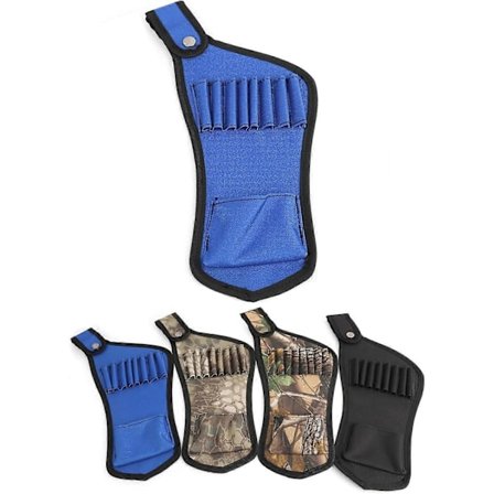Armbrøstpilkogger for bueskyting, bæreetui for midjen for oppbevaring av 8 piler, jaktarmbrøstbolter, blå kogger