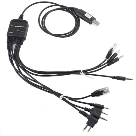 Universal USB-programmeringskabel for KENWOOD/ QuanShengcn/ Tyt/ Motorola Radio