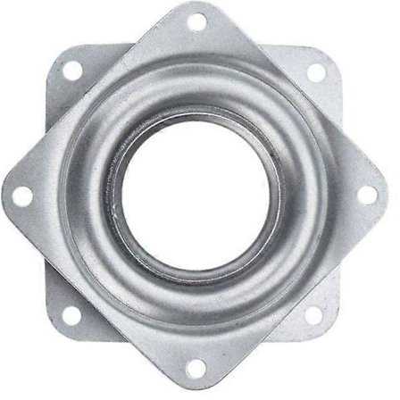 Dreieskive Dreieskive Svingplate Roterende Plattform 360 Graders Roterende Firkant med Stålkulelager for Kjøkkenskap Benkeplate Matbod (4 tommer)