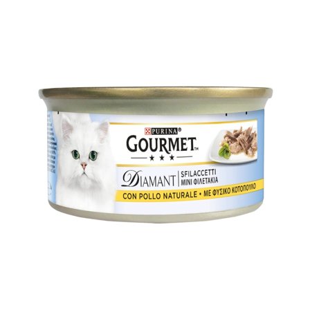 Purina Gourmet Diamant Sfilaccetti Con Pollo Naturale Per Gatti