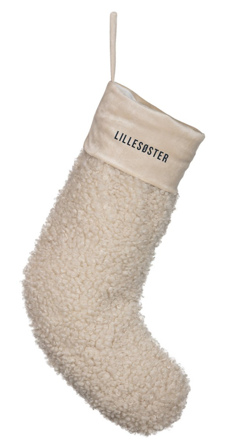 Picture it Julestrømpe Teddy Lillesøster Kremhvit