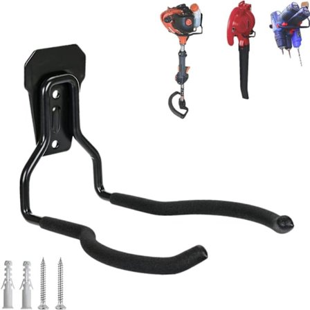 1 st Väggmonterad Röjsågshållare Trädgårdsverktyg Väggmonterat Fäste Trimmers Garage Gräsklippare Trädgårdsredskap