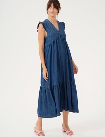 Culture Cuberteline Arpa Dress - Blue - S