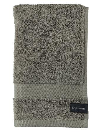 Guest Towel Gripsholm 30X50 Home Textiles Bathroom Textiles Towels & Bath Towels Grå Gripsholm