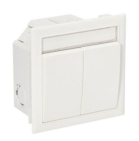 Schneider Electric 5980032 Strømbrytersett 2-polet omkobler, Installasjonsmaterial