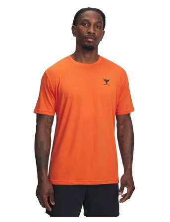 Under Armour Ua Pjt Rck Simple Branded Ss - Orange - S