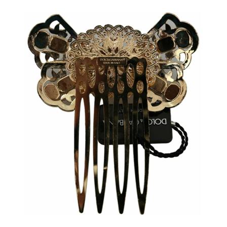 Dolce & Gabbana - Håraccessoarer - Brun - Dam - Storlek: One Size, Dam, Storlek: ONE SIZE
