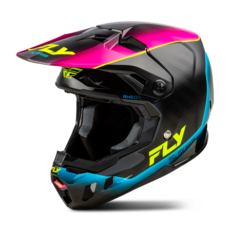 Cască Motocross FLY Racing Formula CC L.E. Underglow negru/roz/albastru XL