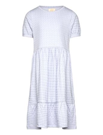 Dress Ss Structure Blue Creamie