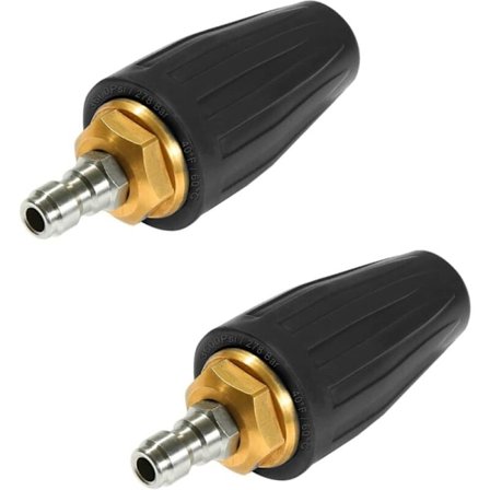 2 stk. Universal 360° roterende turbine dyse til vandtryk Wa