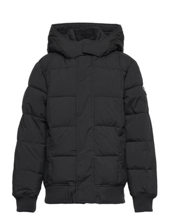 Kids Boys Outerwear Fodrad Jacka Svart Abercrombie & Fitch