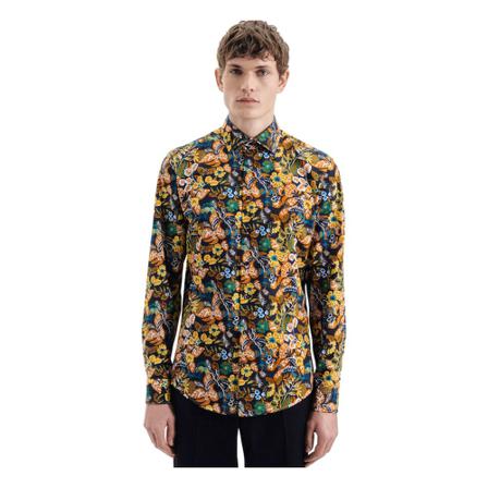 Seidensticker Business Shirt Slim , Oranje , Heren , Maat: S
