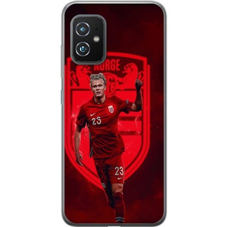Kompatibelt Mobildeksel til Asus Asus Zenfone 8 Erling Haaland Manchester City Norge fotball målmaskin angriper sterk fysikk fart og kliniske avslutn