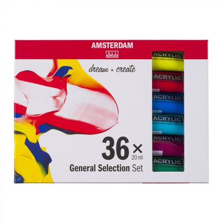 Amsterdam Akrylfärg Standard Set 36 x 20 ml