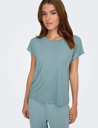 Only Play Onpaubree Life On Ss Bat Loose Tee Noos - Blue - XS