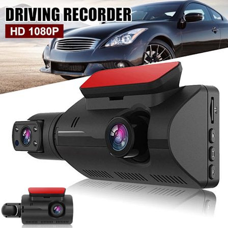 Dash Cam Front och Cabin Dual Lens Bilkamera Recorder