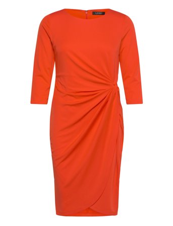 Lauren Ralph Lauren | Twist-Front Stretch Jersey Dress | 34