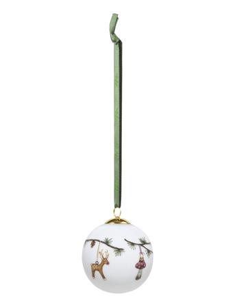 Hammershøi Christmas Kugle 2023 Ø6 Cm Hvid M. Deko White Kähler
