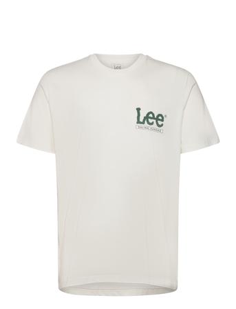 Ss Tee Tops T-Kortærmet Skjorte White Lee Jeans