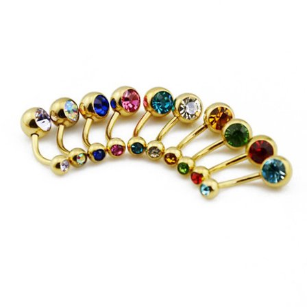 Navle-Belly Button Ring Kropspiercing 316l Stål