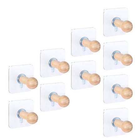 10 stk. Krok i massivt tre SXU