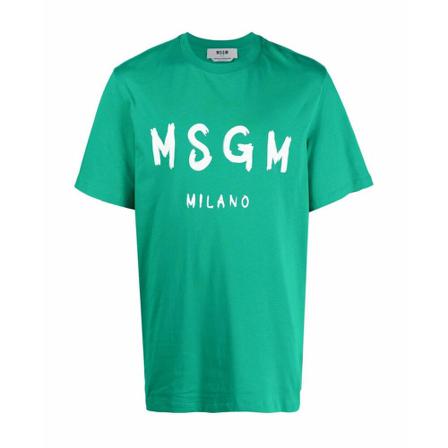 Msgm T-Shirts Grøn, Herre