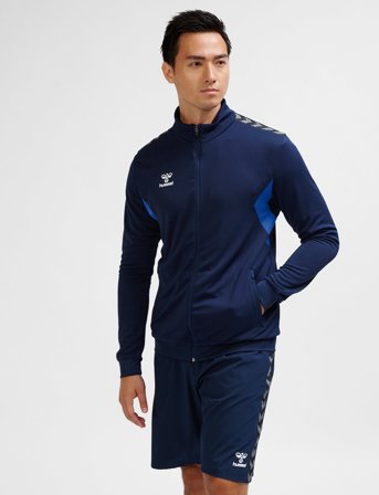Hummel Hmlauthentic Pl Zip Jacket - Navy - XL
