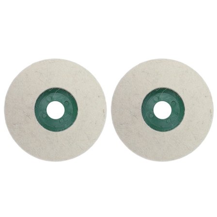 2 kpl 5 tuuman villahuopakiillotuslevy pyöreä hiomalaikka kiillotuspyörän tyyny kulmahiomakoneen lisävaruste