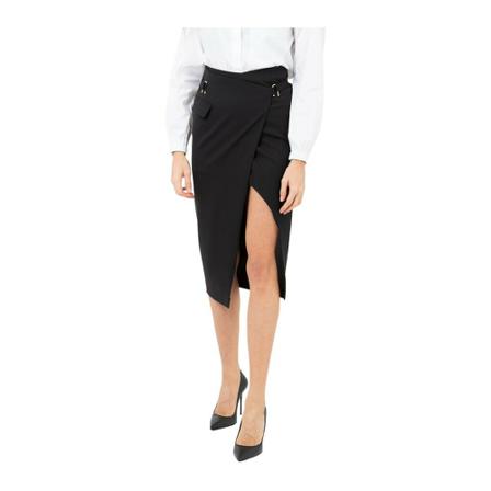 Patrizia Pepe Midi Roks , Zwart , Heren , Maat: 2XS Midirokken